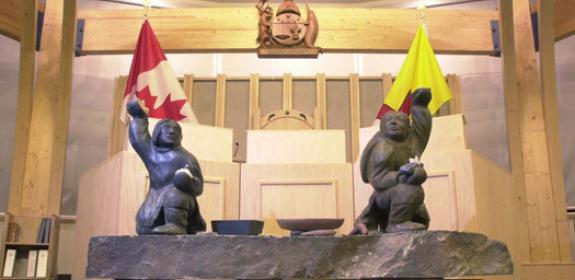 Nunavut legislature chamber
